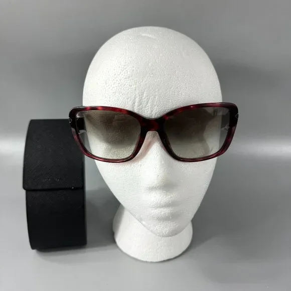Prada | Accessories | Prada Spr4p Womens Red Havana  display picture 3